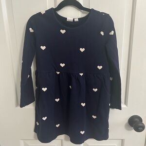 GAP navy blue heart dress